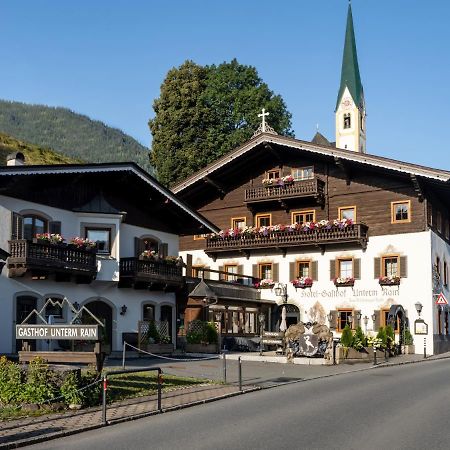Alpen Glueck Hotel Unterm Rain Garni Kirchberg in Tirol Exterior foto