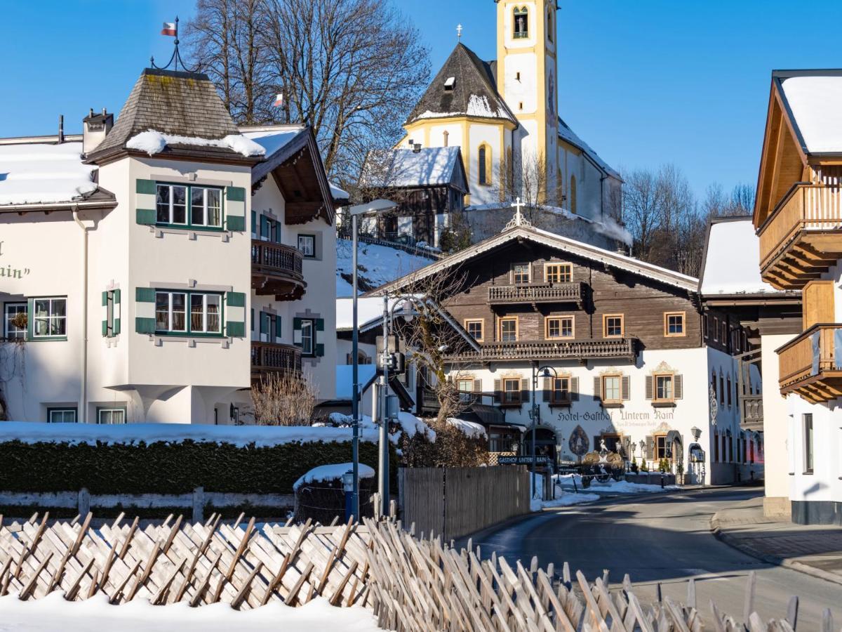 Alpen Glueck Hotel Unterm Rain Garni Kirchberg in Tirol Exterior foto